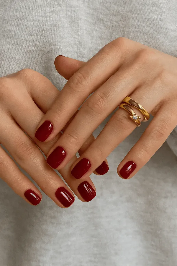 Short Holiday Nails