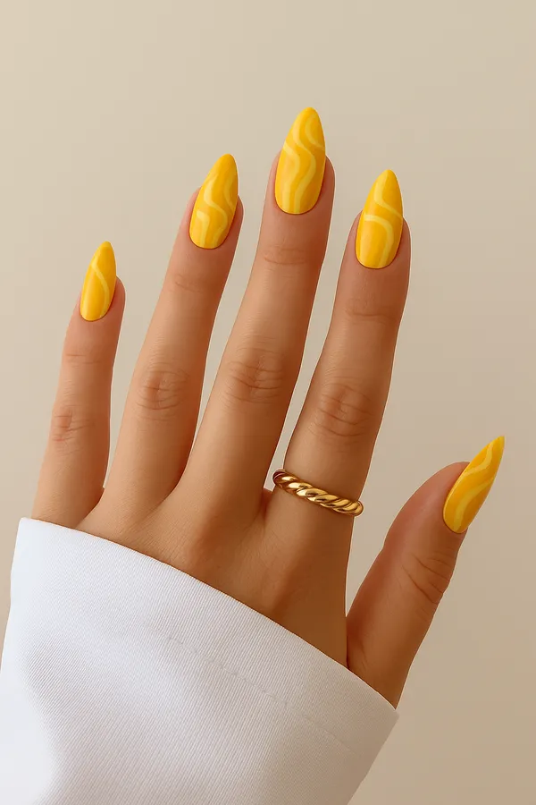 Yellow Summer Nails