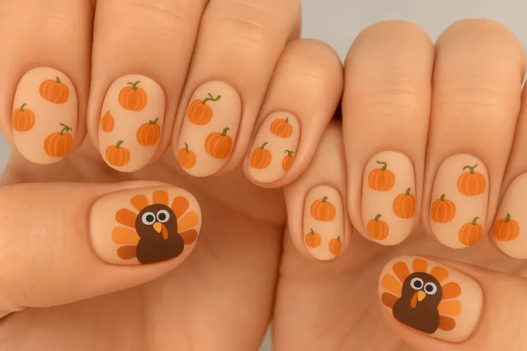 thanksgiving nail ideas