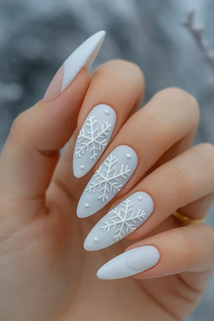 3D Christmas Nails