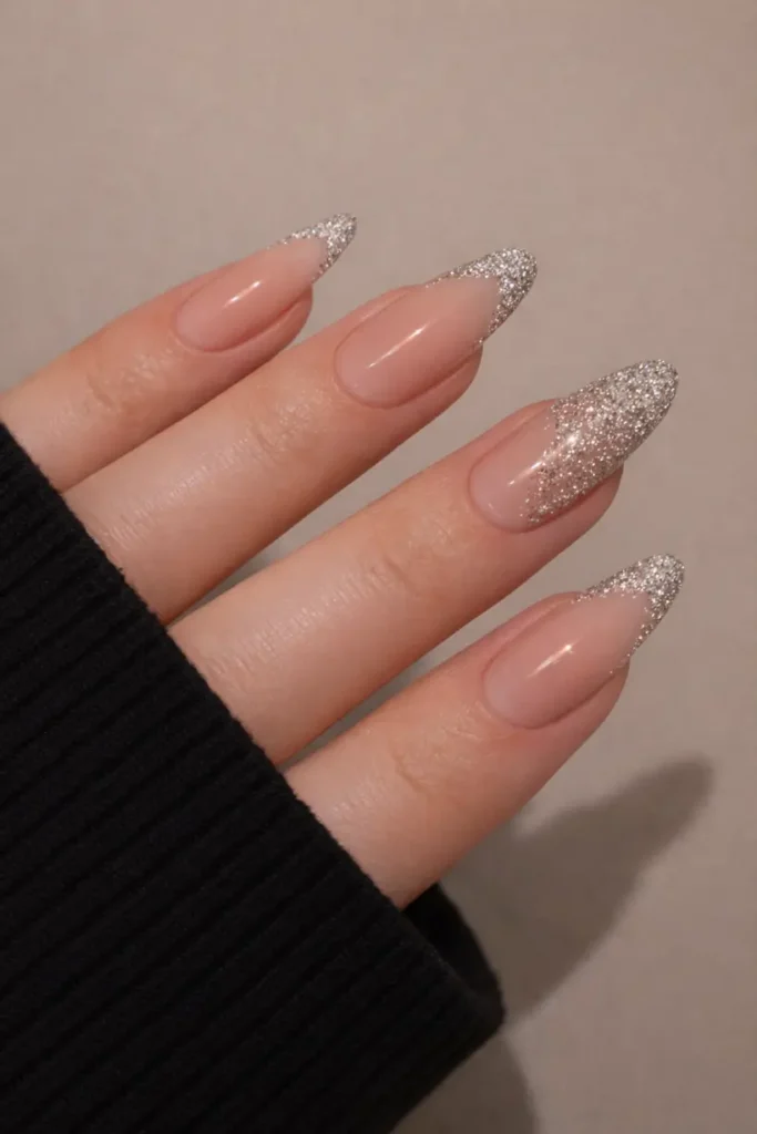 Sparkly New Year’s Nails