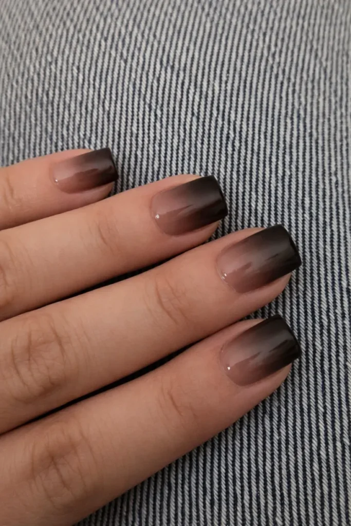 Black Christmas Nails