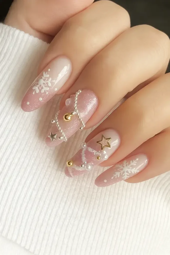 3D Christmas Nails