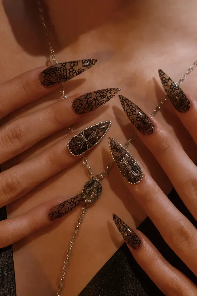 Lace Nail Art