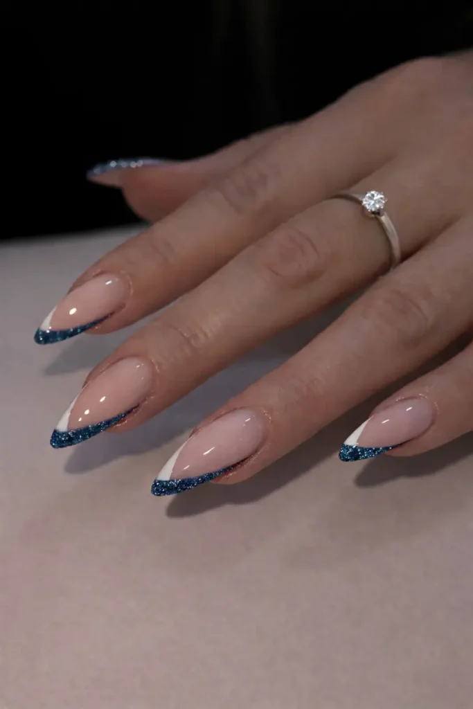 Sparkly New Year’s Nails