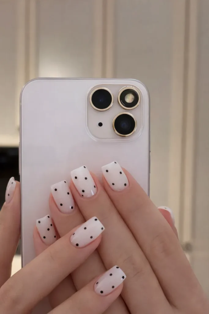 Polka Dot Nails