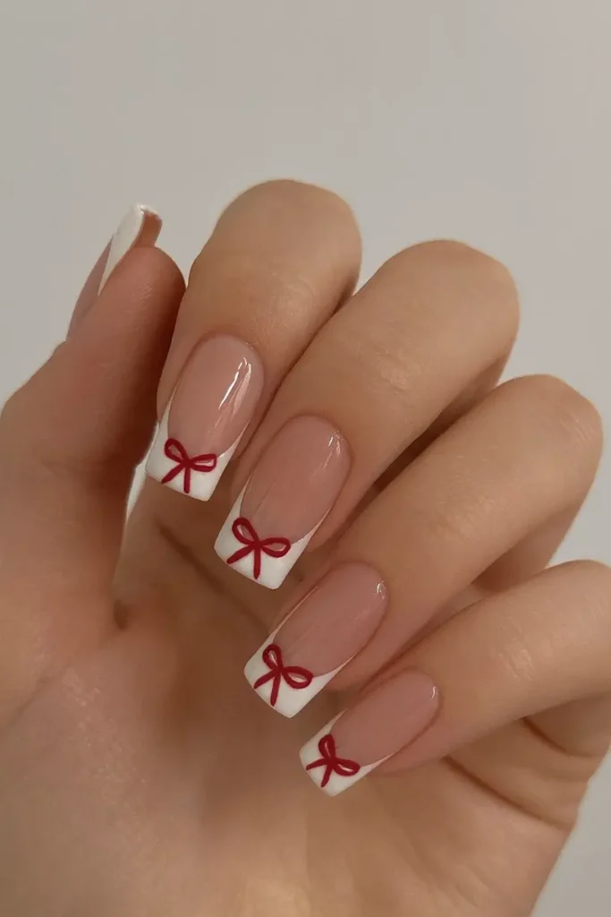 Christmas French Tips