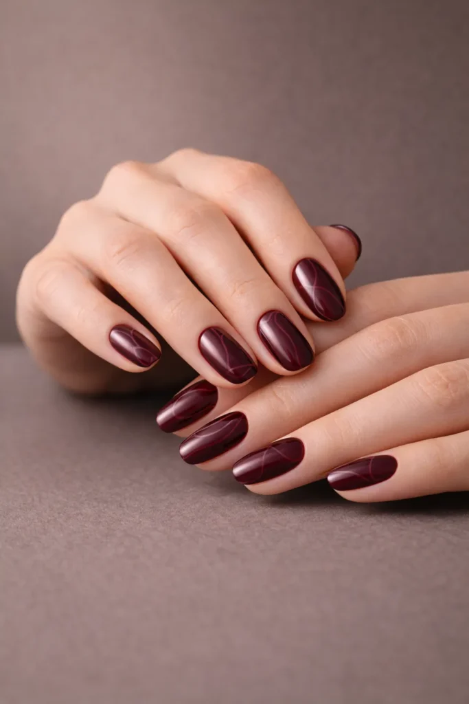 Burgundy Nail Looks
