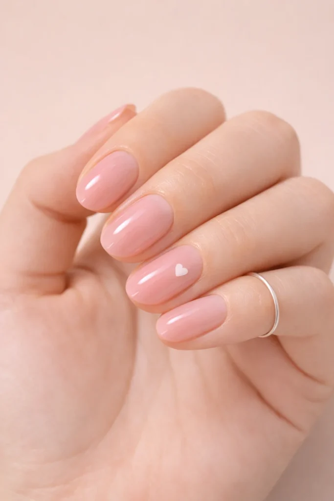 Pink Valentine’s Nails