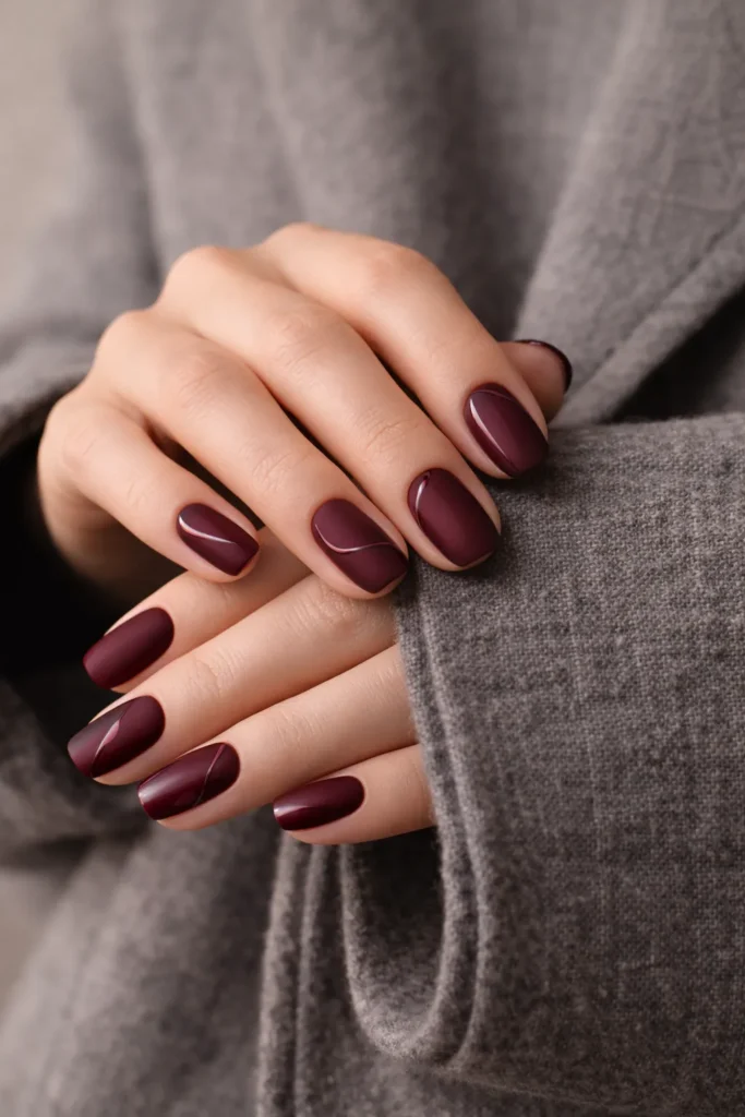 Burgundy Nail Looks