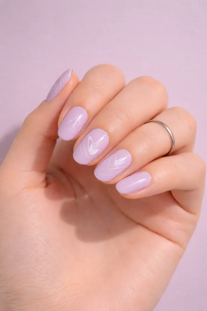 Pastel Valentine’s Nails