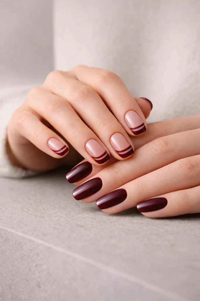 Burgundy Nail Looks