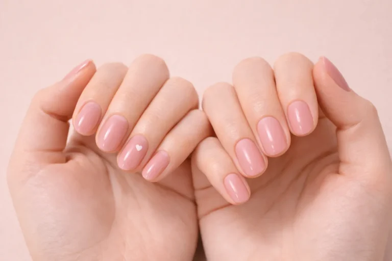 Pink Valentine’s Nails