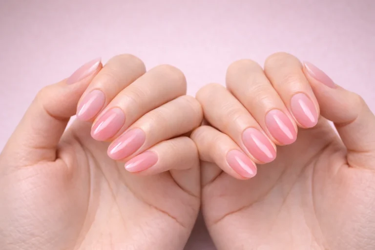 Almond Valentine’s Nails