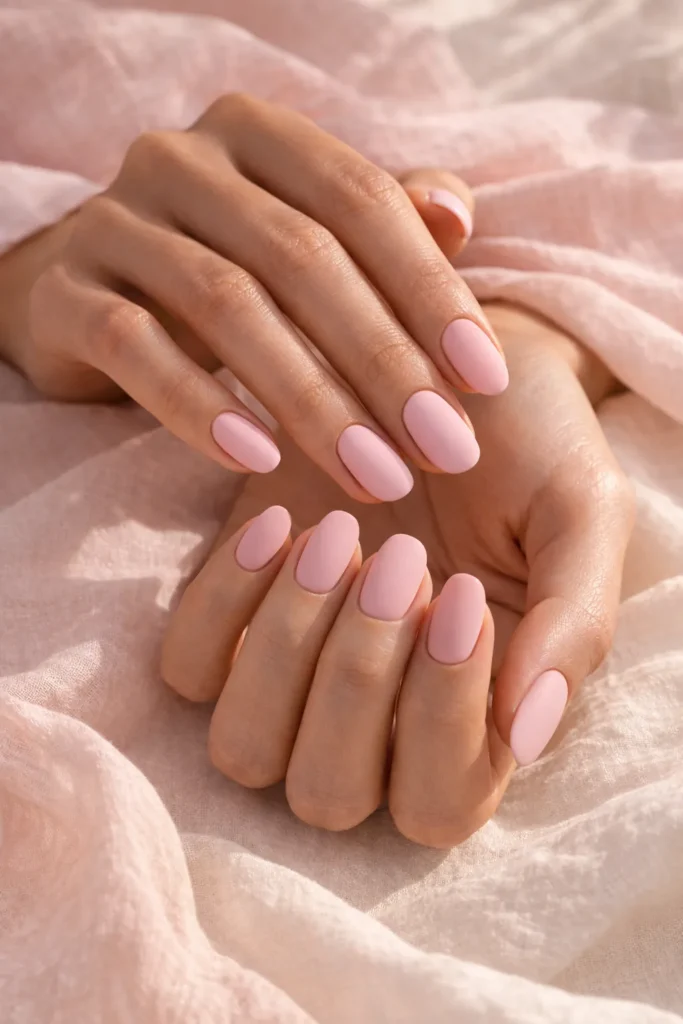 Matte Summer Nails
