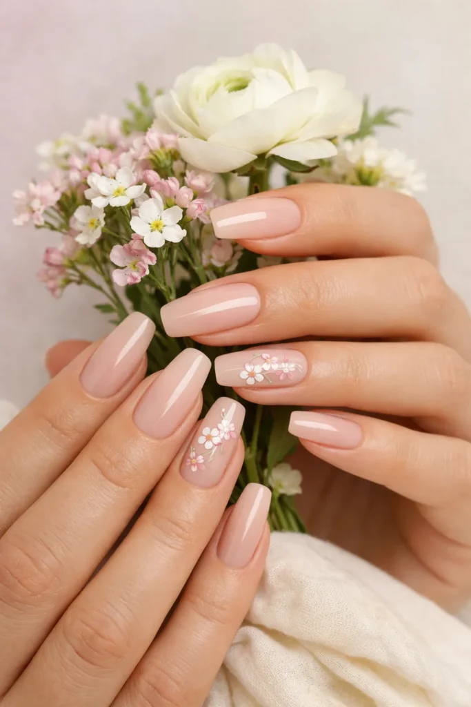 Spring Coffin Nails