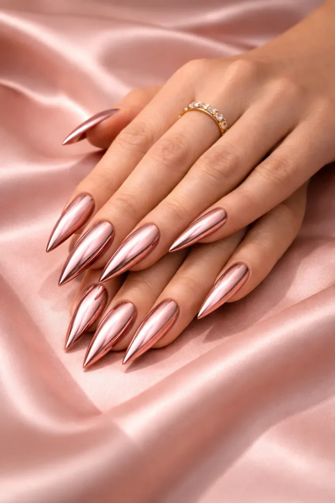 Bold Stiletto Nails