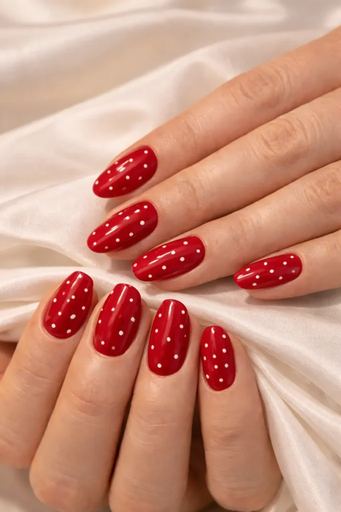 Polka Dot Nails