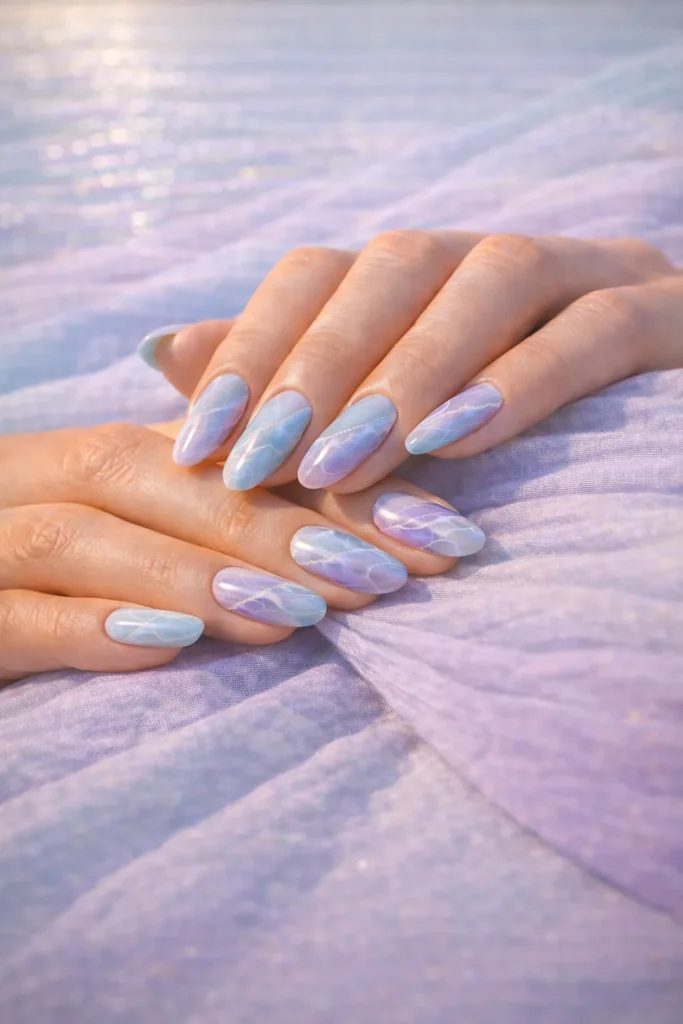 marble nails