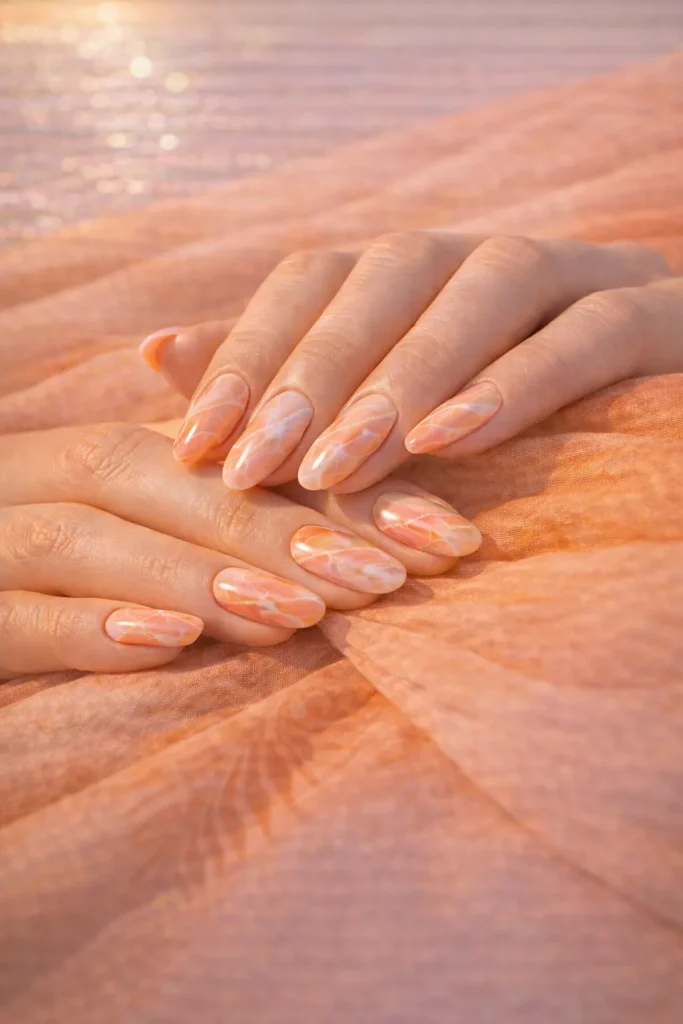 marble nails