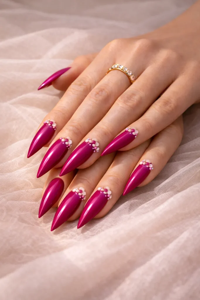 Bold Stiletto Nails