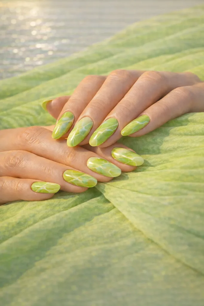 marble nails