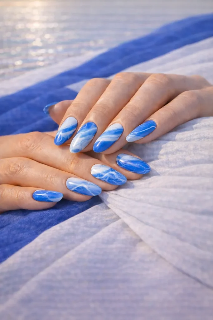 marble nails