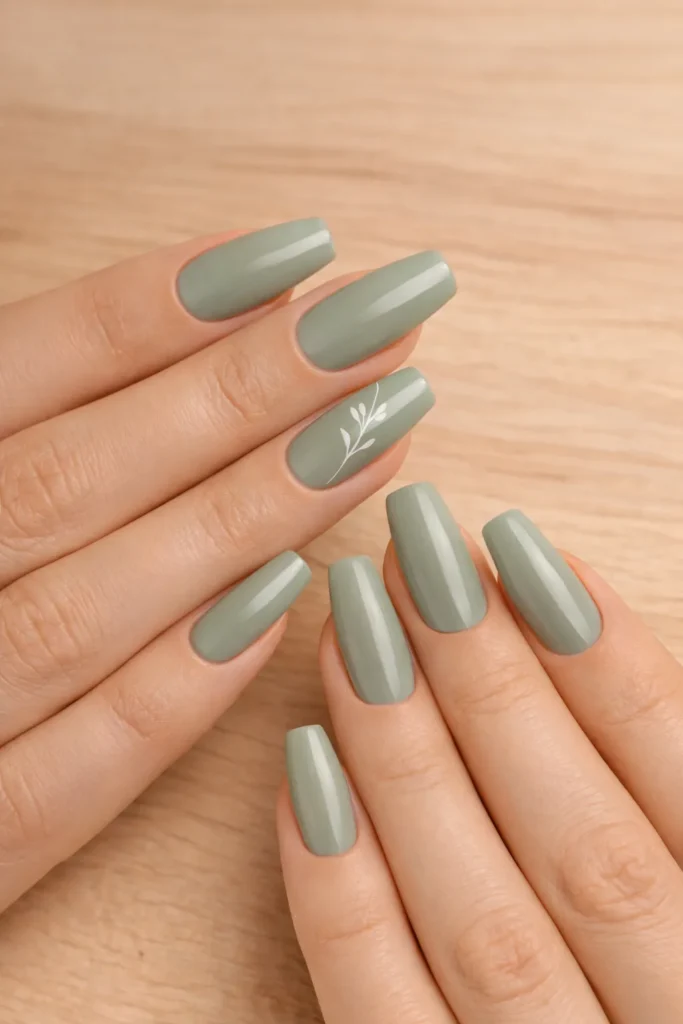Spring Coffin Nails