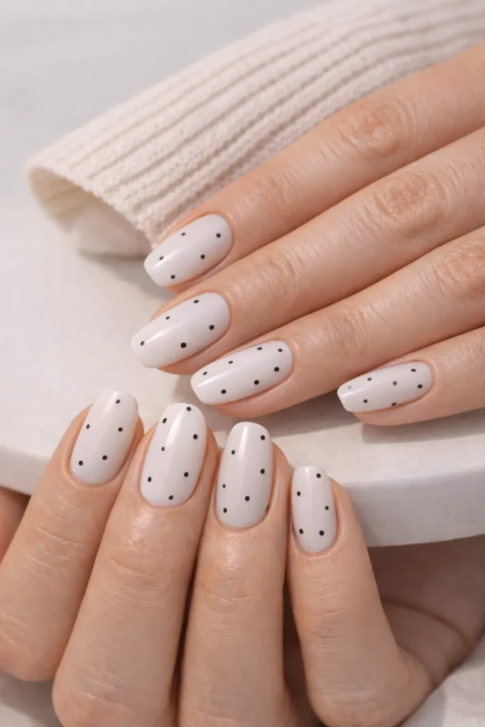Polka Dot Nails