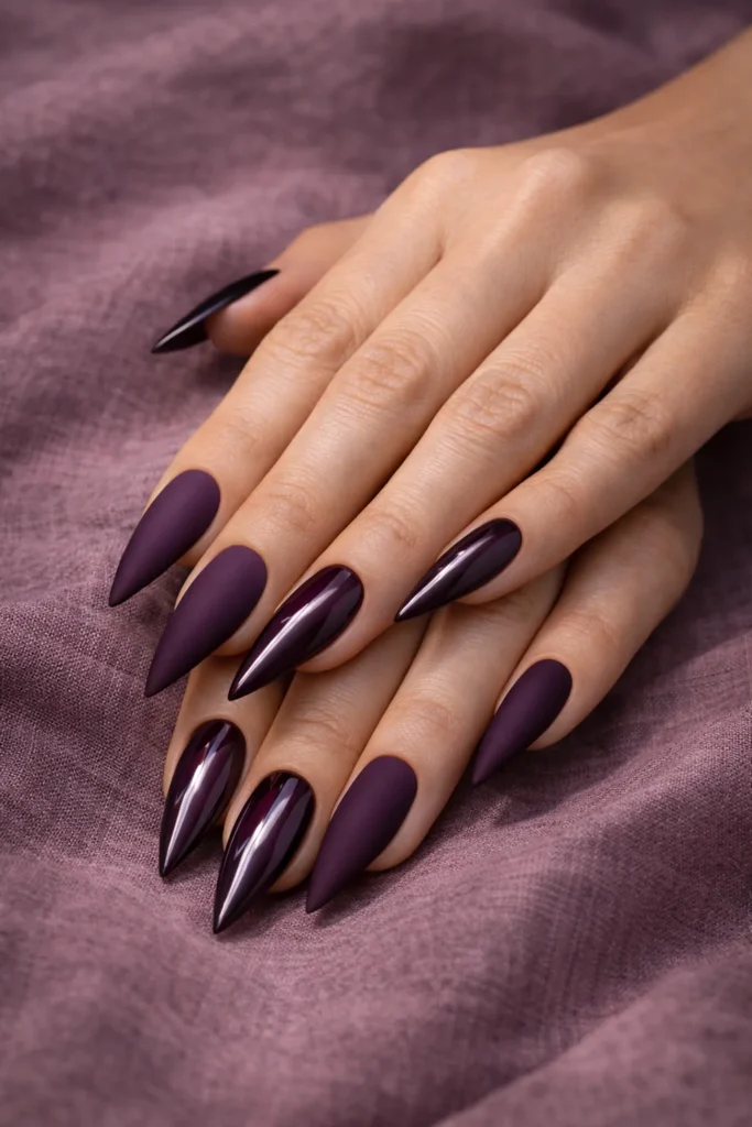 Bold Stiletto Nails