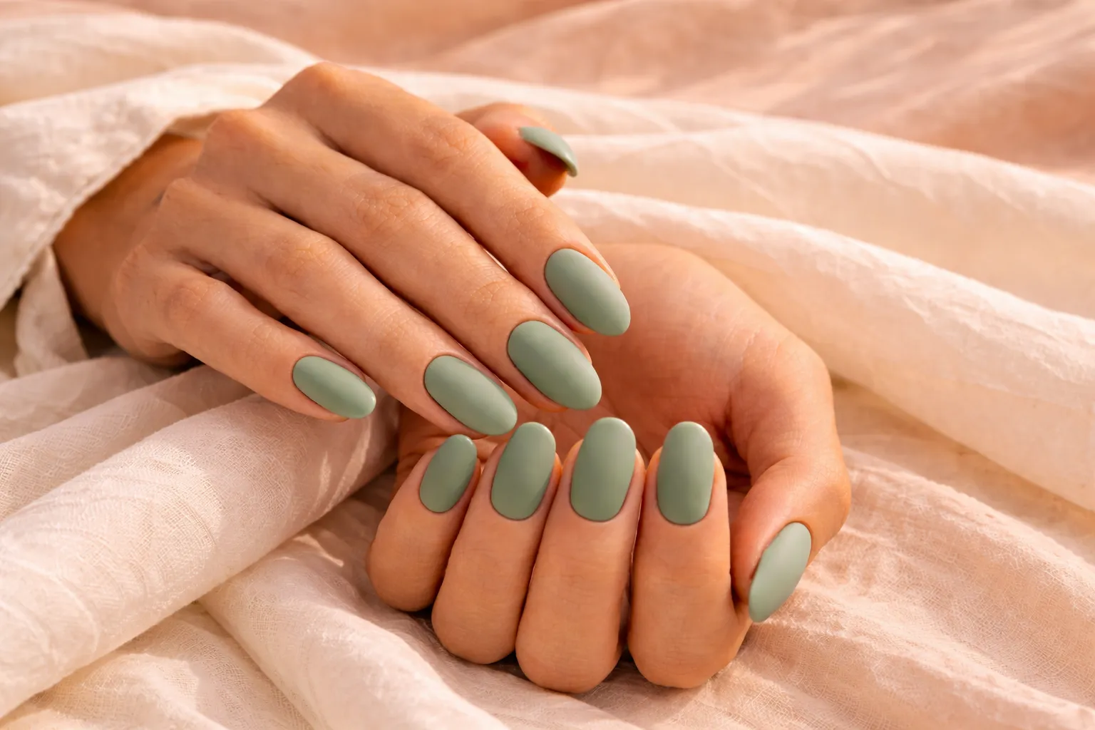 Matte Summer Nails