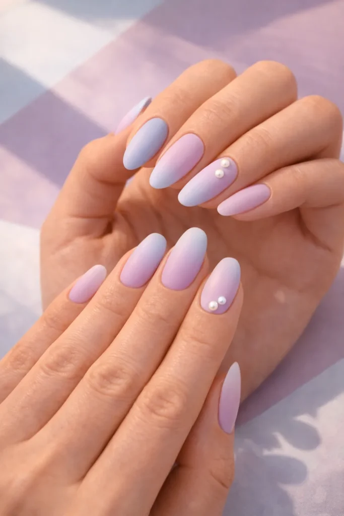 Easter Ombre Nails