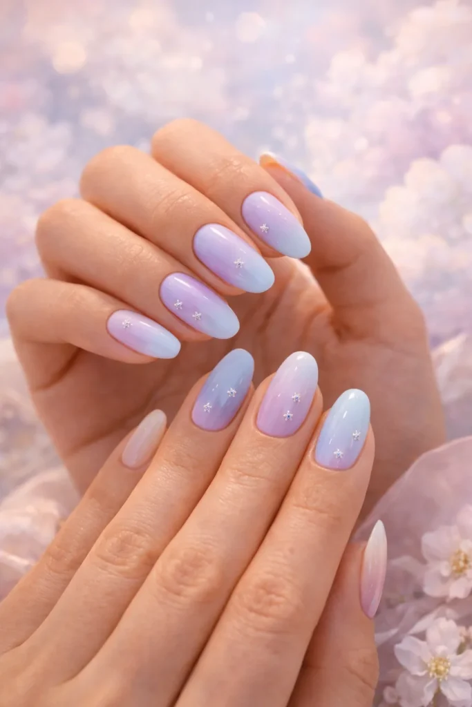 Easter Ombre Nails