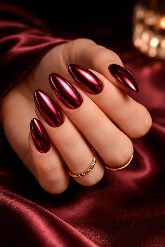 Burgundy Nail Designs