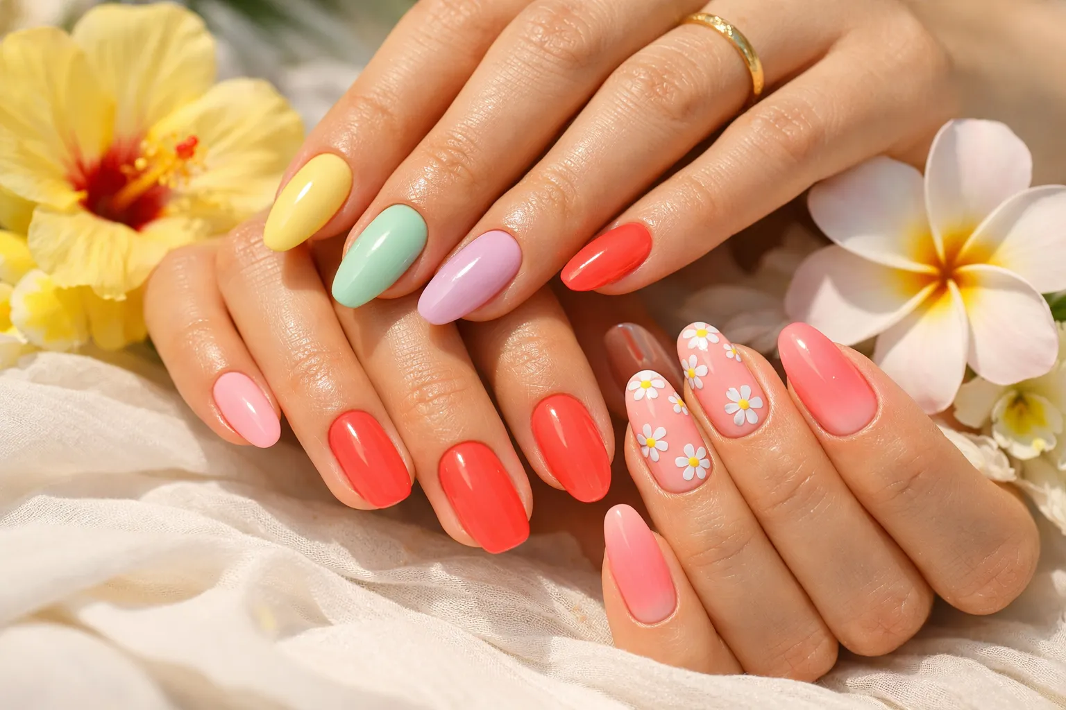 Summer Gel Nails
