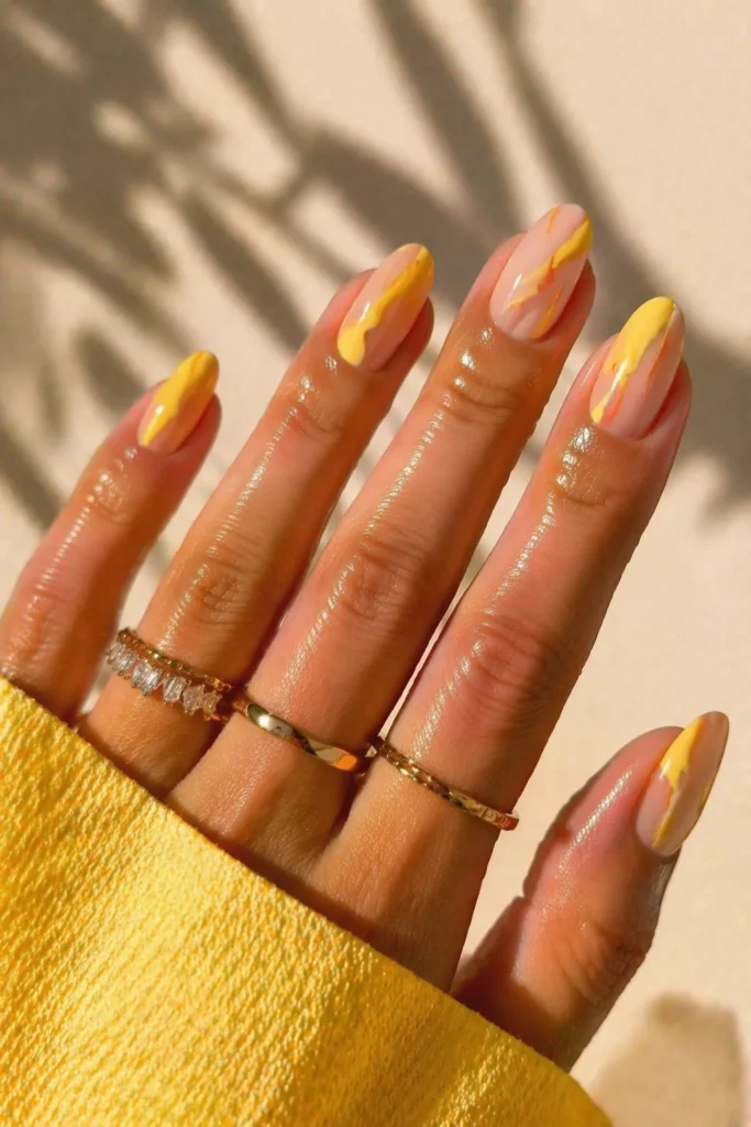 Yellow Nail Designs