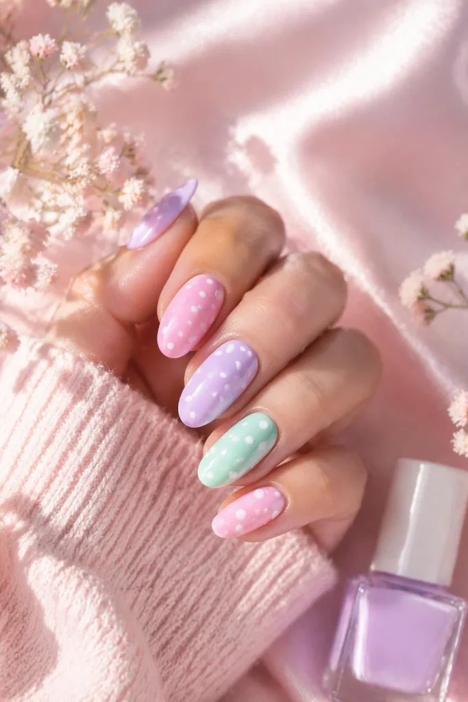 Polka Dot Nail Ideas