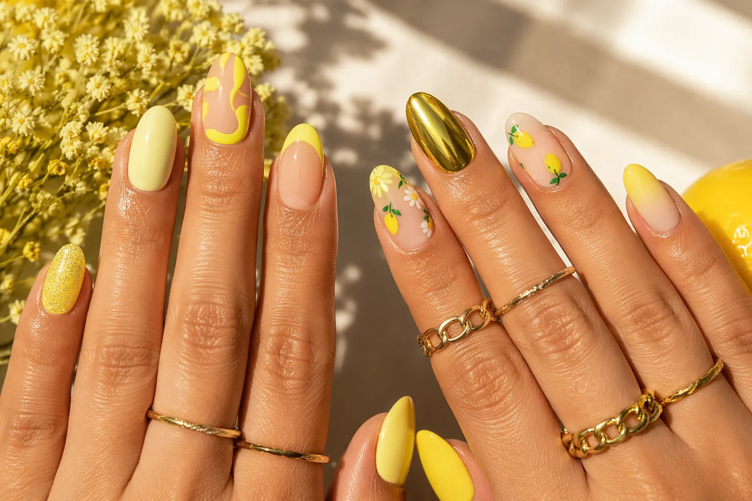 Yellow Nail Designs