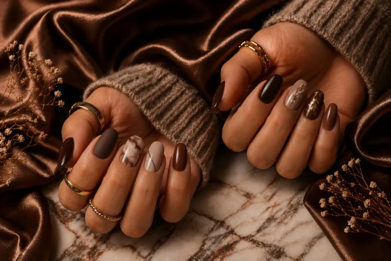 Brown Nail Ideas