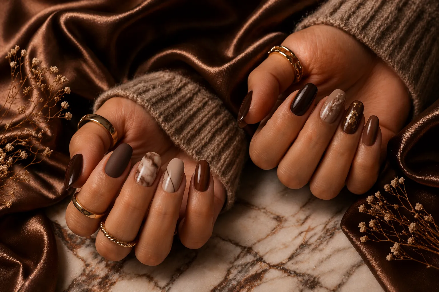 Brown Nail Ideas