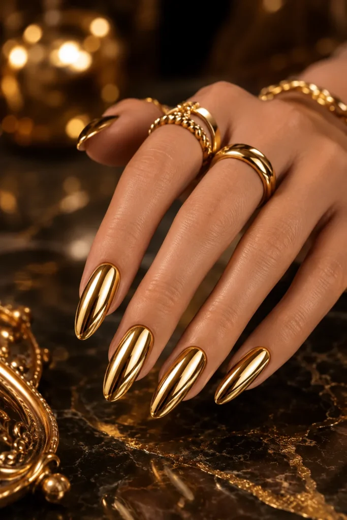 Gold Nail Ideas