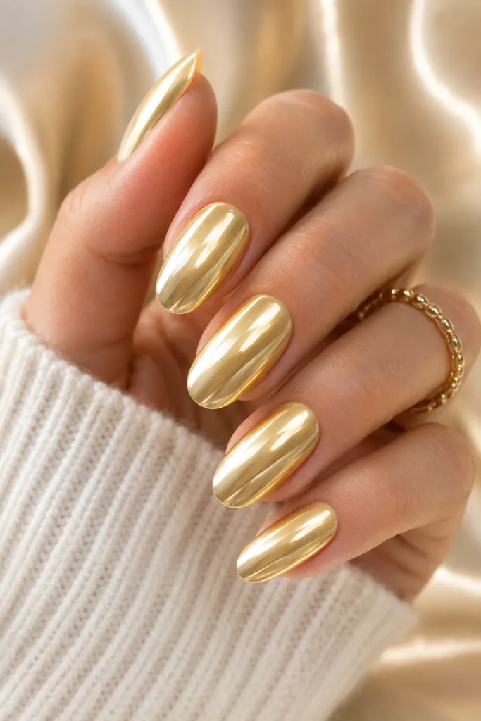 Butter yellow nails
