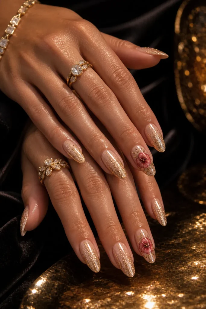 Hibiscus Nail Ideas
