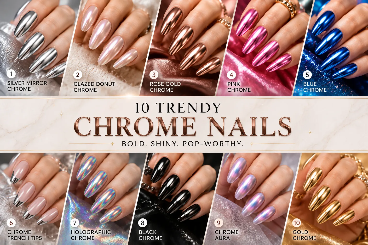 Chrome Nail Inspirations