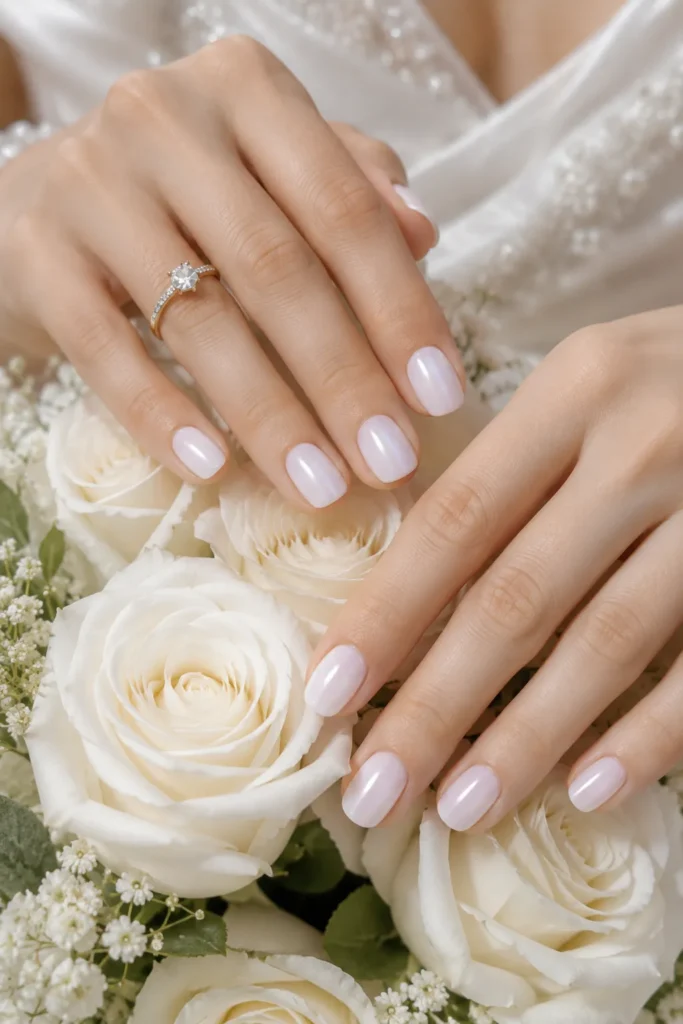 Short Wedding Nails