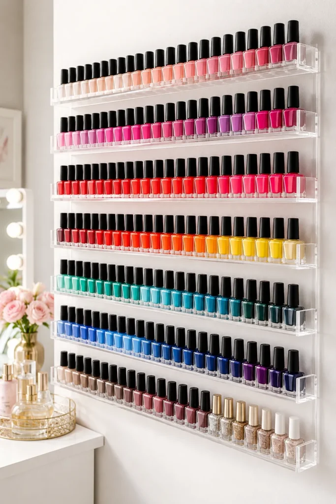 Nail Polish Shelves