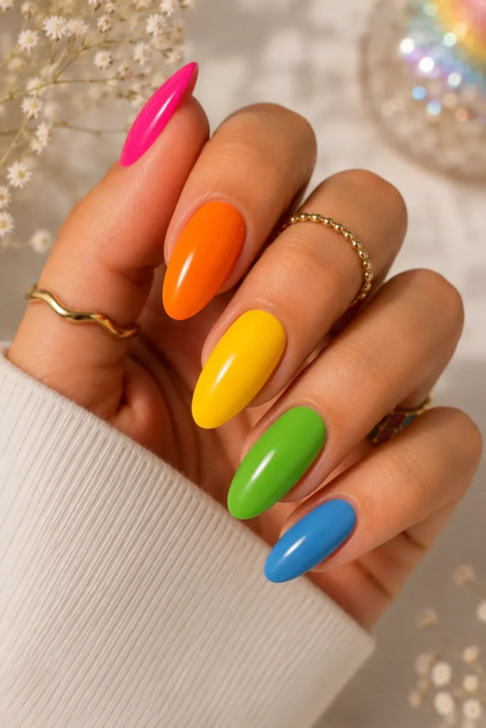 Rainbow Nail Designs