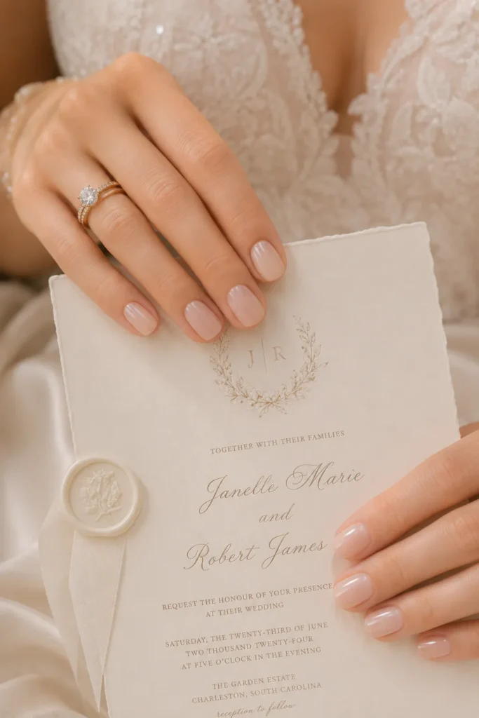 Short Wedding Nails