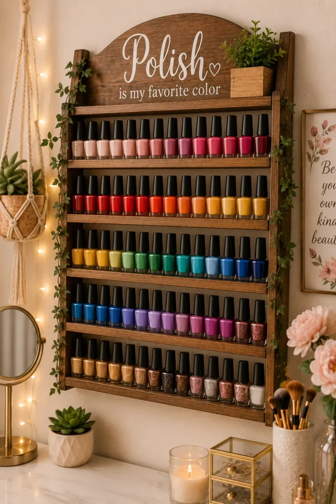 Nail Polish Shelves