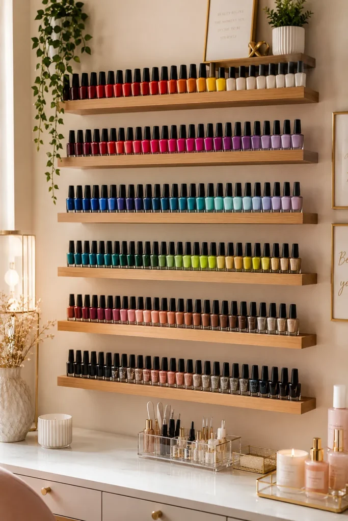 Nail Polish Shelves